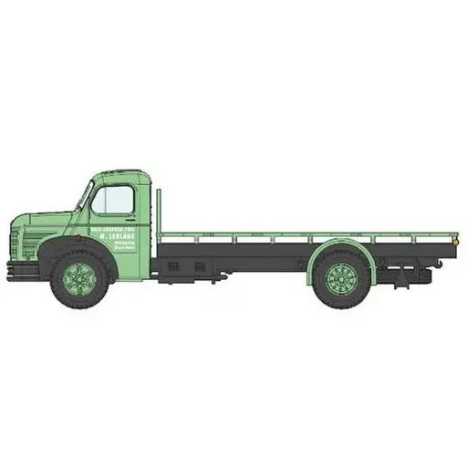 [RECB109] Camion Berliet GLC 6 à Plateau avec Chargement Sac à Charbon - REE MODELES CB109 - HO : 1/87