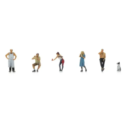 [AR5870100] Figurines de friterie - ARTITEC 5870100 - H0 1:87