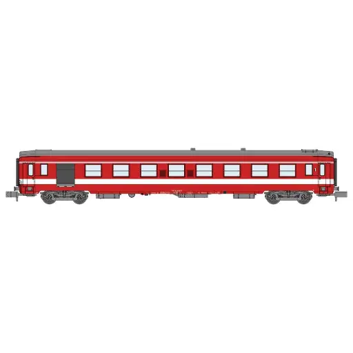 [RENW161] Voiture Voyageur UIC A7D Réserve (sans plaque) - REE MODÈLES NW-161 - N 1/160 - SNCF - EP IV - 1re Classe