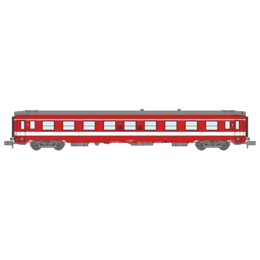 [RENW160] Voiture Voyageur UIC A9 Réserve (sans plaque) - REE MODÈLES NW-160 - N 1/160 - SNCF - EP IV - 1re Classe