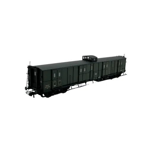 [REVB358] Fourgon à bogies ex-PLM Vert avec toit noir - REE Modèles VB358 - HO : 1/87 - SNCF - EP III