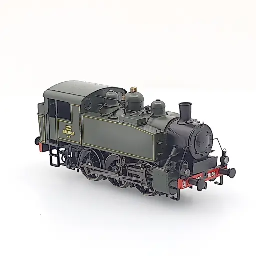 [REMB102S] Locomotive à vapeur 030 TU 56 Ouest - Ree Modèkes MB102 - HO 1/87 - SNCF - Ep II - Digital sound - 2R
