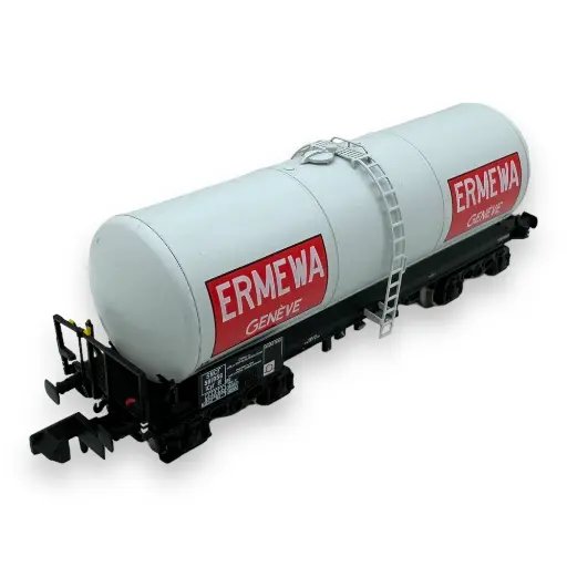 [RENW222] Wagon citerne ANF "ERMEWA-GENEVE" - Ree Modèles NW-222 - N 1/160 - SNCF - Ep III - 2R