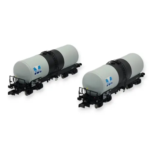 [RENW230] Set 2 Wagons Citernes ANF "Millet" - REE MODÈLES NW-230 - N 1/160 - SNCF - V