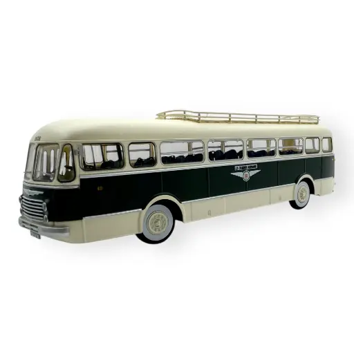 [RECB135] Autocar Renault "Transcar" Vert/Crème Calvados 14 - Ree Modèles CB135 - HO 1/87