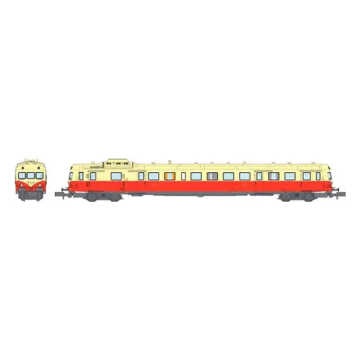 [RENW248] Autorail Diesel X-2825 - REE MODÈLES NW-248 - N 1/160 - SNCF - EP III / IV - Analogique - 1re / 2e Classe