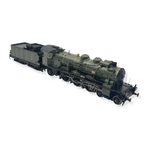 [REMB134S] Locomotive à vapeur 231 D 154 Verte | DCC SON REE MODELES MB134S  - PLM