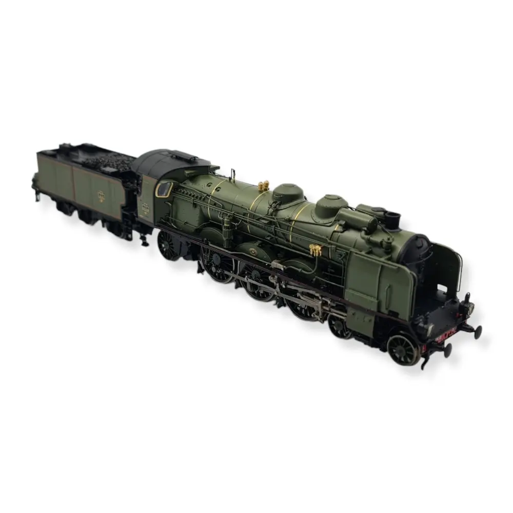 LOCOMOTIVE A VAPEUR 141 R 460 LIVREE VERTE AVEC TENDER SNCF Digital Sound Reserver
