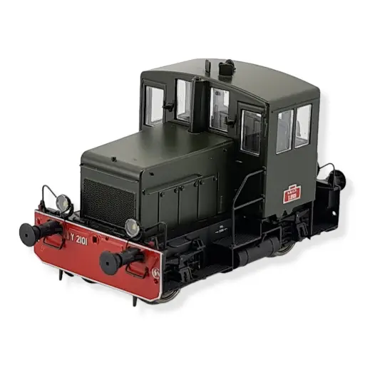 [REMB145S] Locotracteur Y-2101 Vert "Sud-Est" DCC Sound REE MODELES MB145S -SNCF - Ep III