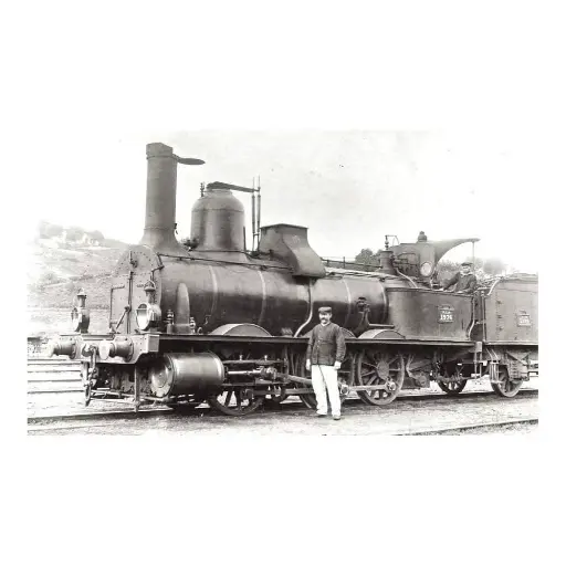 [REMB187] Locomotive à vapeur BR 030 'bourbonnais" - REE MODELES MB187 - HO 1/87 - PLM - EP II