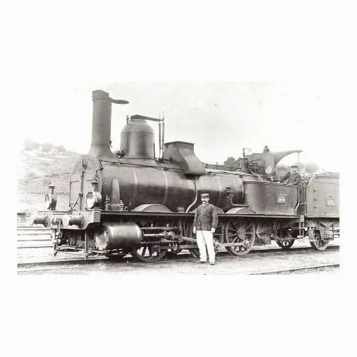 [REMB187S] Locomotive à vapeur BR 030 'bourbonnais" - REE MODELES MB187S - HO 1/87 - PLM - EP II
