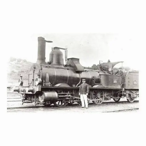 [REMB189S] Locomotive à vapeur BR 030 'bourbonnais" DCC SON REE MODELES MB189S - HO 1/87