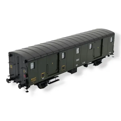 [REVB113] Fourgon OCEM 30 "Sotteville" avec feux - REE VB113 - SNCF - HO 1/87 - EP III - 2R