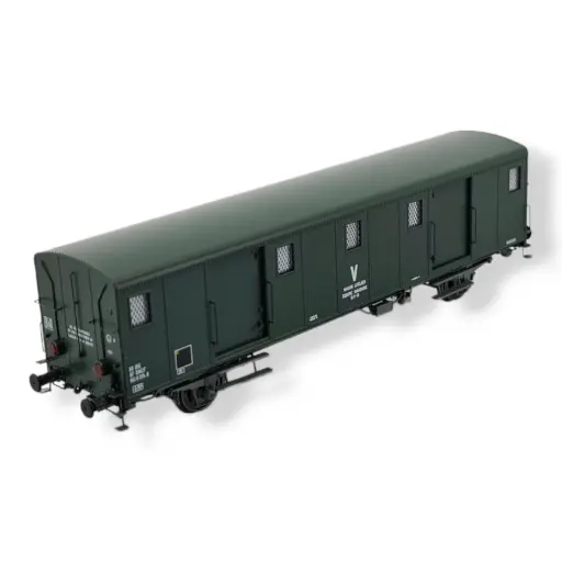 [REVB117S] FOURGON OCEM 30 "V" avec feux - DCC - REE MODELES VB117S SNCF - HO 1/87 -EP IV/V