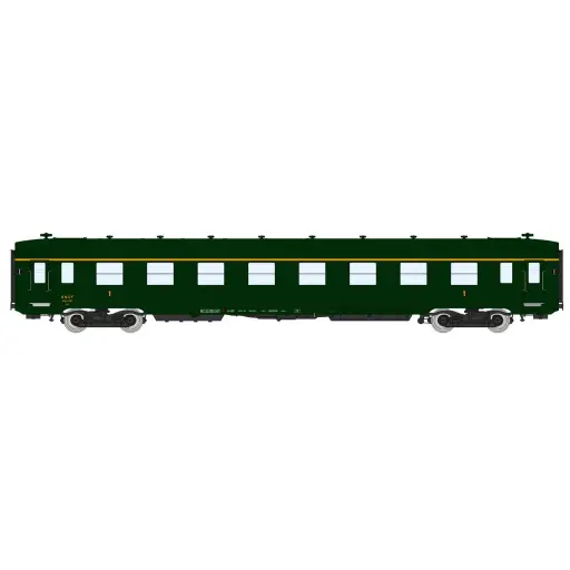 [REVB391] Une voiture DEV A8 U53 vert 306 - REE MODELES VB391 - SNCF - HO 1/87 - Ep III