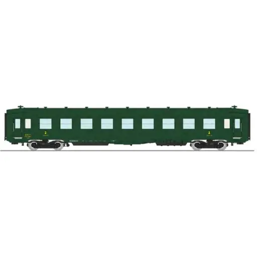 [REVB400] Voiture couchette DEV AO myfi vert REE MODELES VB400 SNCF - HO 1/87 EP IIIb
