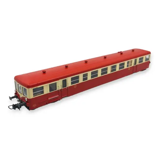 [REVB446] Remorque XR-7360 Rouge/Crème "SOTTEVILLE" REE MODELES VB446 - SNCF - HO 1/87