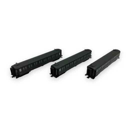 [REVB456] Coffret de 3 voitures métallisées A7 / B8 x2 ex-PLM - Ree Modèles VB-456 - HO 1/87 - SNCF - Ep III - 2R
