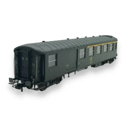 [REVB461] Voiture métallisée Ex-PLM REE Modèles VB461 vert 301 - HO 1/87 - SNCF - EP IV