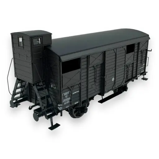 [REWB703] Wagon Couvert PLM 20T REE Modèles WB703 - HO 1/87 - SNCF - EP III.B