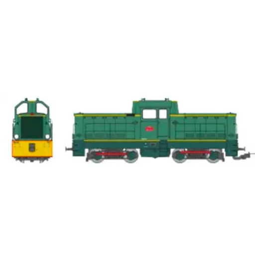 [REVM023S] Locotracteur Diesel BB 401 - REE MODÈLES VM-023 S - HOm 1/87 - SNCF/POC - EP III - Digital Sound - DCC