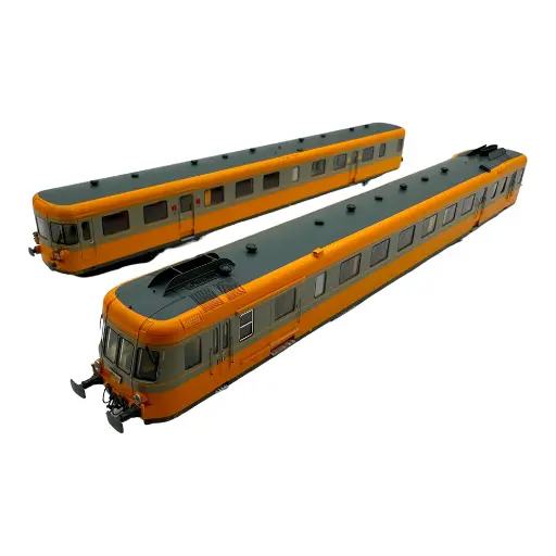 [REMB175SAC] Autorail RGP 2 X-2706 Orange & Béton - Ree modèles MB175SAC - SNCF - HO - EP IV - Digital sound - 3R