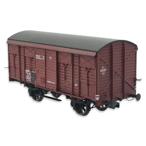 [REWB736] Wagon ex-couvert primeur 20T PLM REE Modèles WB736 - HO 1/87 - EP II