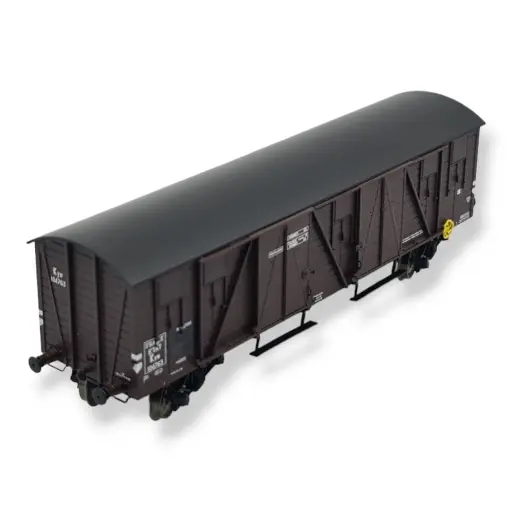 [REWB775] Wagon TP Couvert marron - REE Modèles WB775 - HO 1/87 - EP II