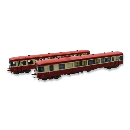 [RENW201] Autorail EAD X-4554 avec remorque XR-8542 - REE Modèles NW-201 - N 1/160 - SNCF - EP V