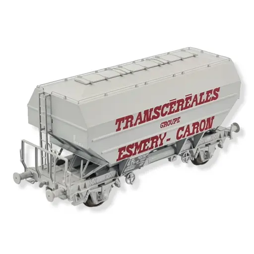 [REWB730] Wagon céréalier ESMERY-CARON gris - REE MODELES WB730 SNCF HO 1/87 - EP IV