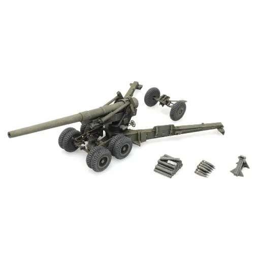 [AR6870388] Mode de tir du canon M1 « Long Tom » de 155 mm - Artitec 6870388 - HO 1/87