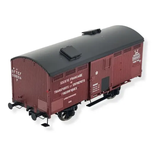 [REWB765] Wagon ISOTHERME Ex-Primeur rouge sideros REE MODELES WB765 PLM - HO 1/87 - EP II