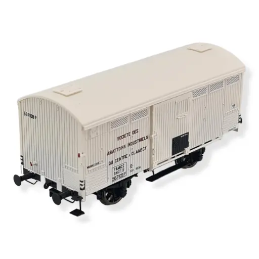 ANCIEN WAGON FRIGO POCHER, En Alu. Modélisme Ferroviaire Vintage EUR 50