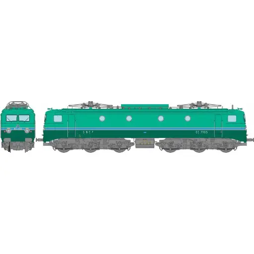 [REJM006] Locomotive électrique CC 7103 - Analogique - REE Modèles JM006 - HO - SNCF - EP IV-V