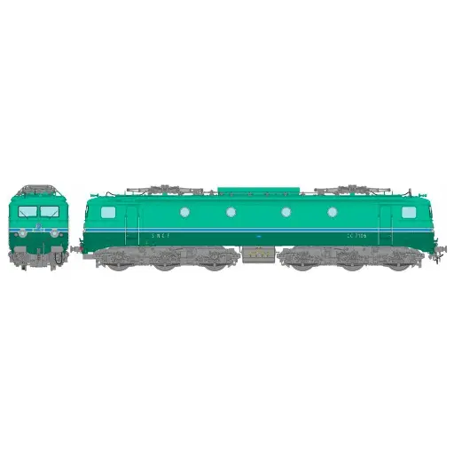 [REMB195S] Locomotive électrique CC 7106 - DCC SON - REE Modèles MB195S - HO - SNCF - EP IV-V