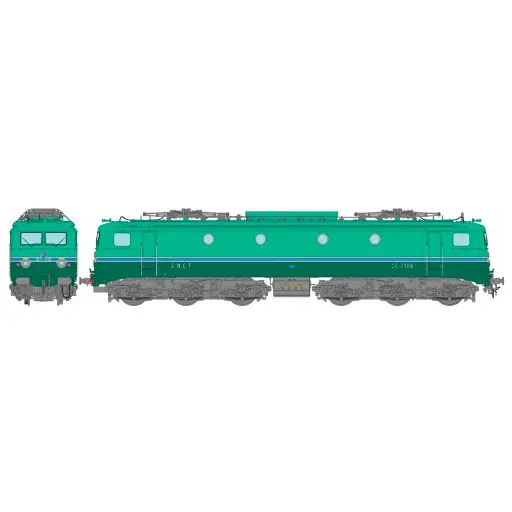 [REMB195SAC] Locomotive électrique CC 7106 - ACC SON - REE Modèles MB195SAC - HO - SNCF - EP IV-V