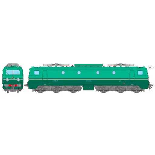 [REMB208SAC] Locomotive électrique CC 7125 - ACC SON - REE Modèles MB208SAC - HO - SNCF - EP III