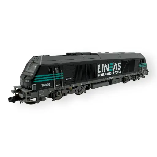 [RENW294] Locomotive Diesel BB 75036 - REE MODÈLES NW-294 - N 1/160 - SNCF - EP VI - Analogique - DC