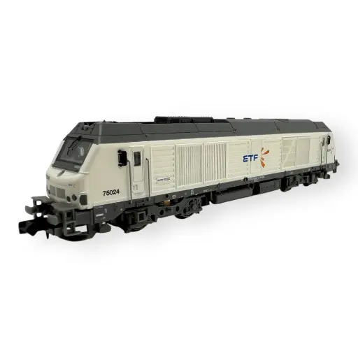 [RENW295] Locomotive Diesel BB 75024 - REE MODÈLES NW-295 - N 1/160 - SNCF - EP VI - Analogique - DC