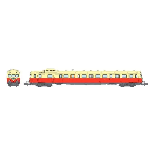 [RENW246S] Autorail Diesel X-2806 "Le Cévenol" - REE MODÈLES NW-246S - N 1/160 - SNCF - EP III - DCC SON - 1re / 2e Classe