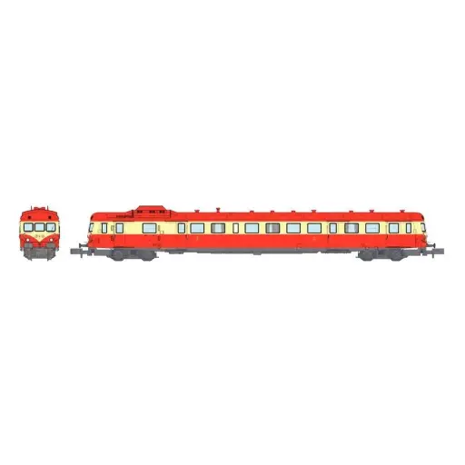 [RENW249S] Autorail Diesel X-2812 - REE MODÈLES NW-249S - N 1/160 - SNCF - EP IV - Digital sound - 2e Classe