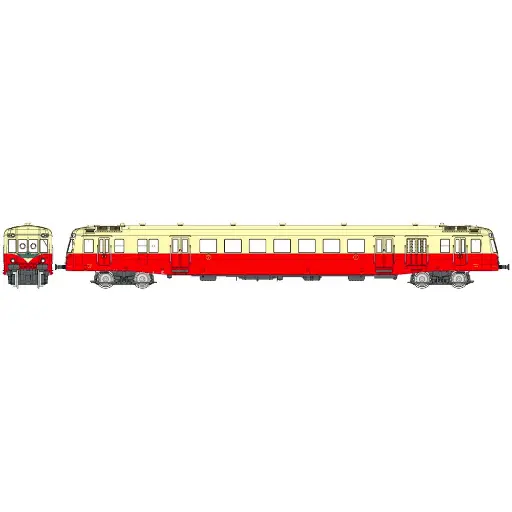 [RENW252S] Autorail X 2450 - REE MODÈLES NW-252S - N 1/160 - SNCF - EP III - Digital sound