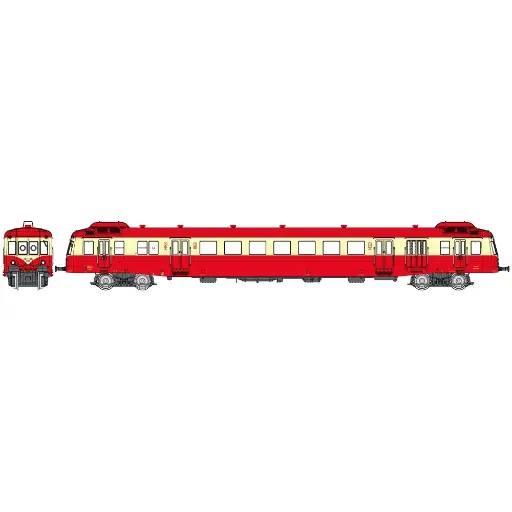 [RENW256S] Autorail X-2463 - REE MODÈLES NW-256 S - N 1/160 - SNCF - EP IV - Digital Sound - DCC