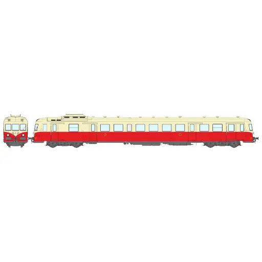 [REMB227] Autorail Diesel X 2902 - REE MODÈLES MB-227 - HO 1/87 - SNCF - EP III - Analogique - DC