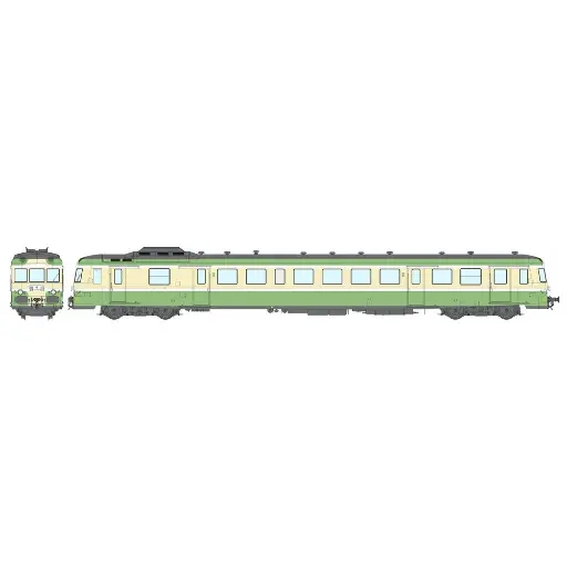 [REMB228SAC] Autorail Diesel X 2899 - REE MODÈLES MB-228 SAC - HO 1/87 - SNCF - EP III - Digital Sound - AC