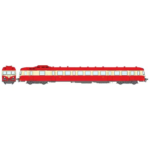 [REMB229] Autorail Diesel X 2913 - REE MODÈLES MB-229 - HO 1/87 - SNCF - EP IV - Analogique - DC