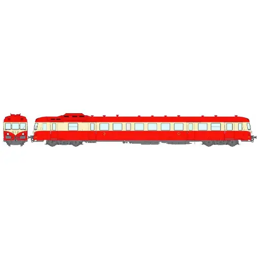 [REMB231S] Autorail Diesel X 2900 - REE MODÈLES MB-231 S - HO 1/87 - SNCF - EP IV - Digital Sound - DCC