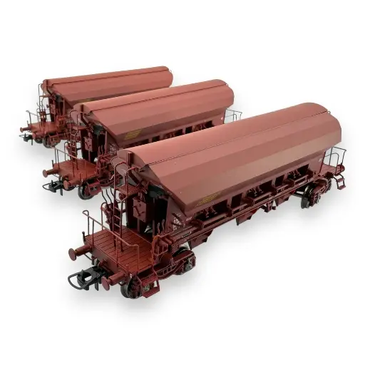 [REWB841] Set 3 Wagons Trémie T8 Tads REE Modèles WB841 - HO 1/87 - SNCF - EP IV