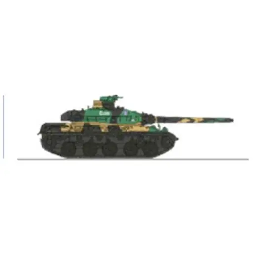 [REAB025] Char amx-30 "CLERC" 1DB 1RC en position route 3 tons - Ree Modèles AB025 - HO 1/87