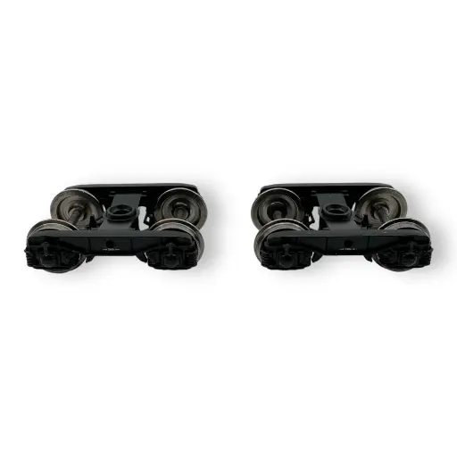 [REXB102B01] Set de deux bogies Y23 A - 4 boites SKF - Noir - REE Modèles XB102B01